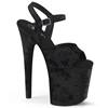 Pleaser - FLAMINGO809WR Sandale à bride à la cheville, Pole dance chaussures - Noir Product image
